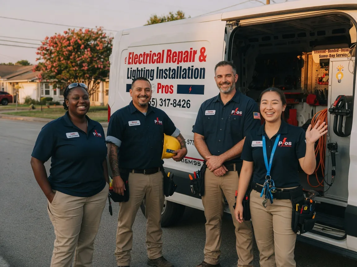 Licensed Electrician company in Mumford, TX